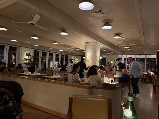 A busy night at Evelyn's