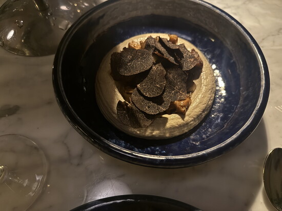 The Truffle Hummus at the Four Seasons' Evelyn's