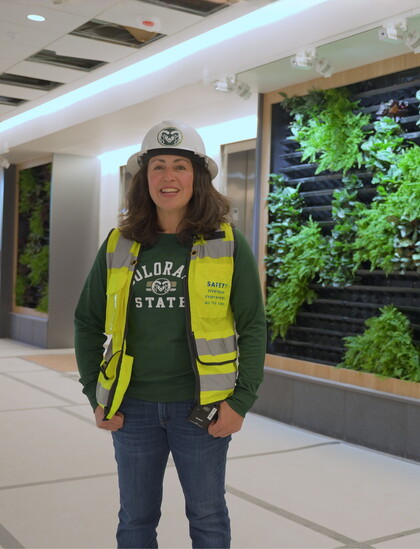Britt Mactavish, Veterinary Hospital and Education Complex Project Manager.