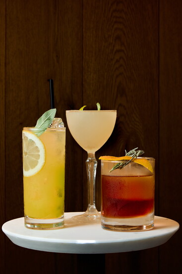 Luc uses innovative techniques for his cocktails