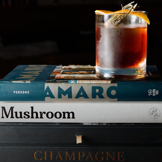 A part of Luc's inspirational library.