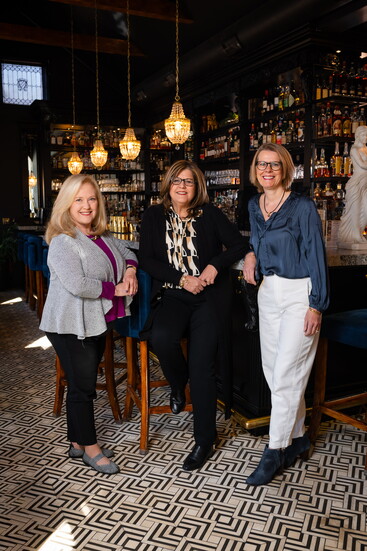 Thanks to Manna Uptown and Chef Margot Blondet for hosting us! From L to R: Debe Dockins, April K Desai, Sofie Ameloot