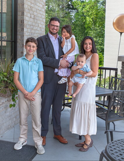 Kory and his wife, Michelle Oldest son, Kaiah, Daughter, Kamila and  Baby boy, Kameron
