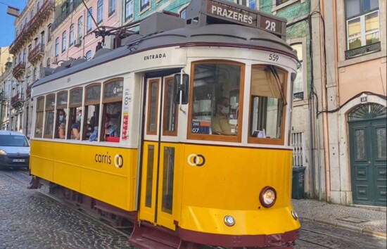 Lisbon's historic Tram 28.