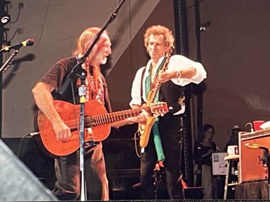 Willie and Keith jamming. 