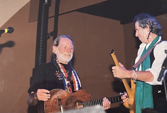 Willie and Keith jamming. 