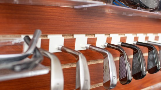 Choose from a variety of golf heads, including metal woods and iron heads.