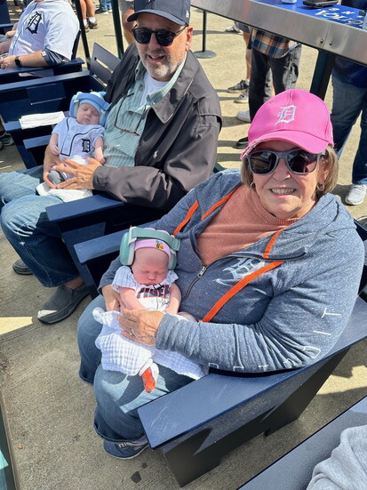 Dawn Locco with her grandchildren