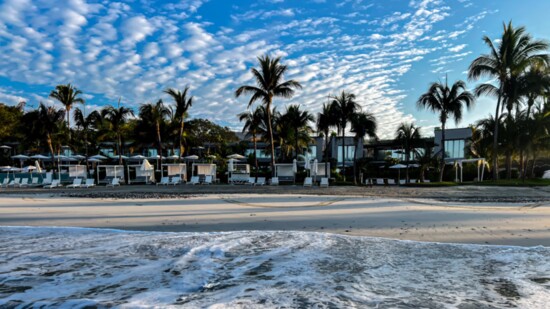 W Hotel Punta De Mita from my morning stroll along the beach