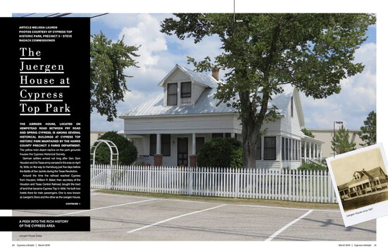 The Juergen House of Cypress Round Top from March 2019 Issue