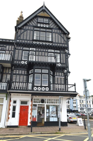 Tudor style architecture in Dartmouth.