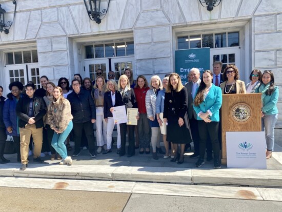 Staff and volunteers on Proclamation Day.