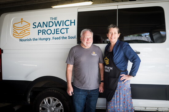 Sandwiches are made and delivered with love and care. 