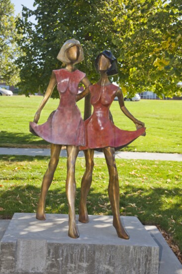 Happy Dance, installed in Benson Sculpture Park, Loveland, in 2015.