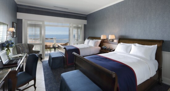A guest room at the Madison Beach Hotel