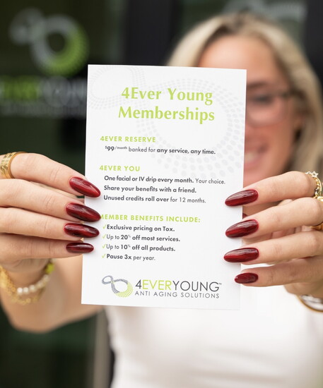 4Ever Young offers an affordable and effective membership program too!