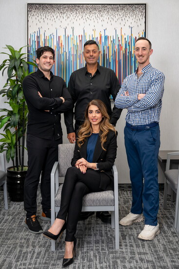 The partners: Dr. David Banooni, Dr. David Kam, Dr. Kevin Malerman and Dr. Shabnam Behdin