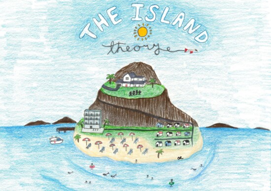 Alison's Island, drawn by her daughter, Olivia