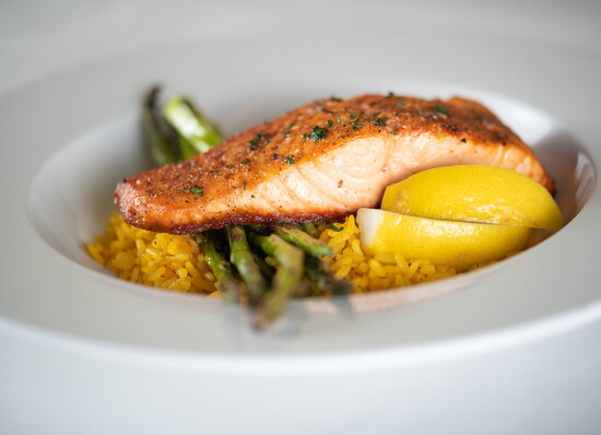 A delicious salmon dish