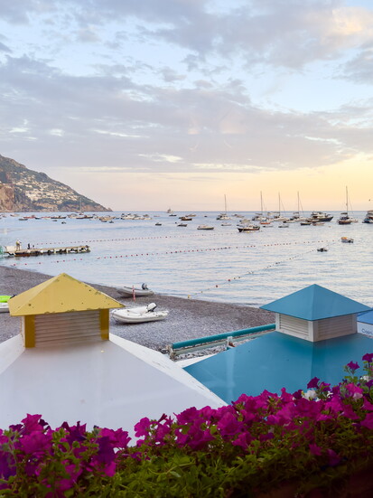 Dusk in Positano