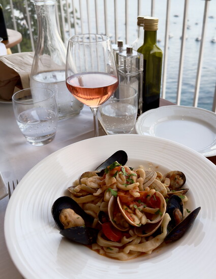 A seaside feast in Positano