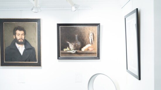 L-R: "Alessandro" and "Sill Life (large)" by William Rushton