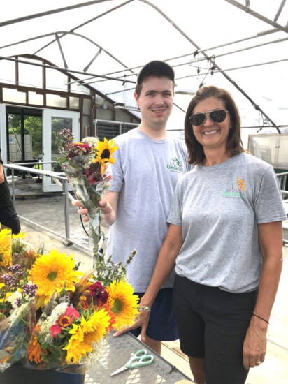 Harrison Inman and Maria Laughlin, the director of operations at Special Growers 