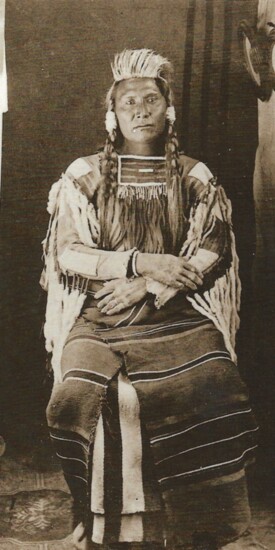 The earliest known photo of Chief Joseph taken in late October 1877, shortly after the Nez Perce war ended