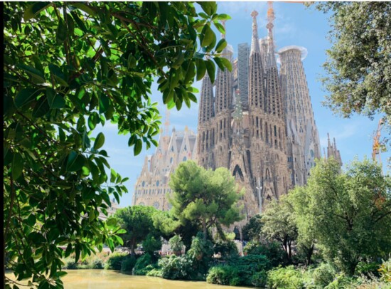 The Basílica de la Sagrada Família in Spain.