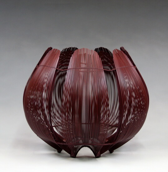 Kizaki Kazutoshi, Bliss, 2015, madake and rattan. Courtesy of the Carl & Marilynn Thoma Foundation.