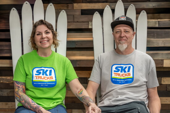 Monte and Zoe White, owners of Ski Trucks