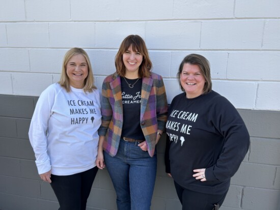 Left to Right: Rhonda Schmitz, COO, Claire Crowell, Founder & CEO, Autumn Friese, Operations Manager