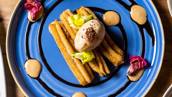 Hugo's, Churros Rellenos. Photo by Richard Casteel 