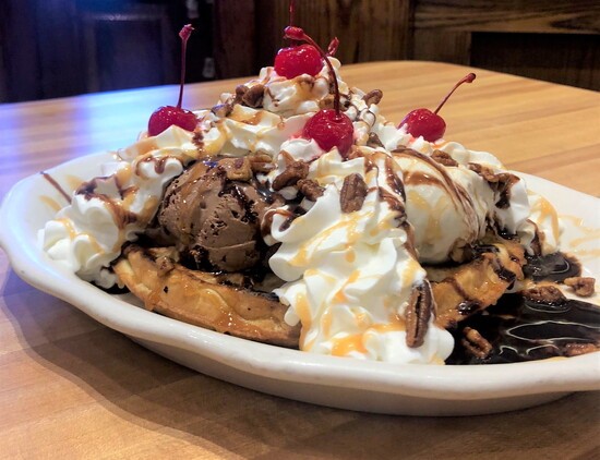 Kenny & Ziggy’s, Hot Belgian Waffle. Photo courtesy of Kenny & Ziggy's