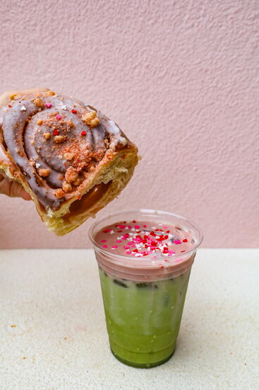 EaDough, Strawberry Brioche and matcha