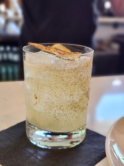 Our winning cocktail, Pear'd in Spice!  