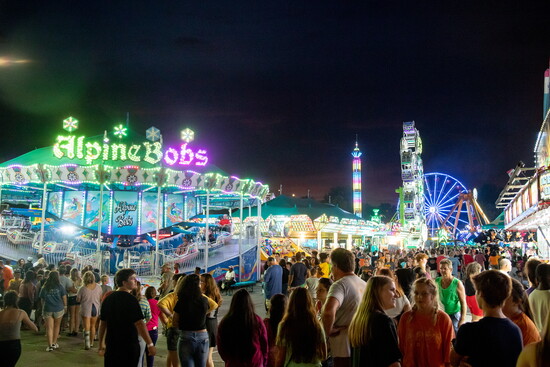 Nighttime at the Fair, 2019. (Tennessee Valley Fair)