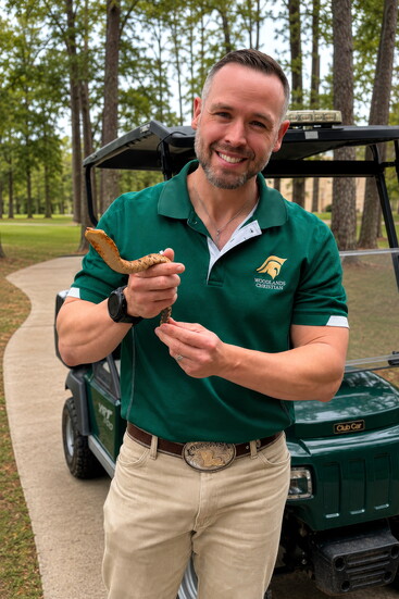 Orry Martin, biology teacher at The Woodlands Christian Academy, introduces students to reptiles through hands-on lessons in curiosity, calm, and care.