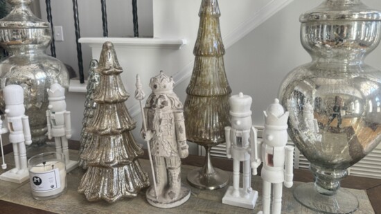 A beautiful nutcracker display