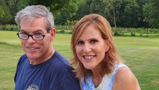 Scott with his wife Donna