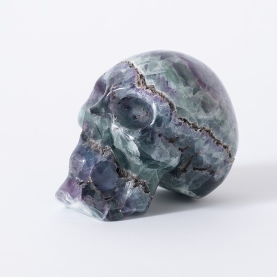 BLOOM Fluorite skull - $225	