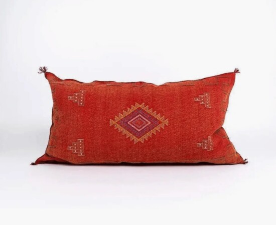 HAVEN Bryar Wolf Rio Cactus Silk Lumbar Pillow - $416