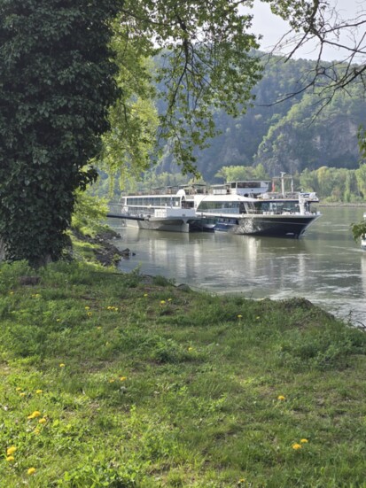 Avalon Waterways ship in Durnstein, Austria