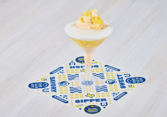 Nevins Soft Serve Peach Bellini