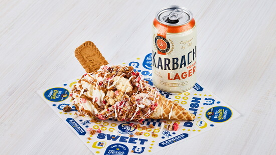 Texas Pecan Praline Cheesecake Cone