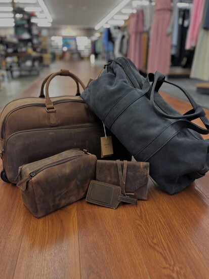 Leather bags and accessories from Werner’s Trading Company 