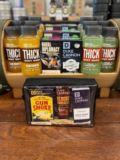 Duke Cannon body washes and soaps are great gifts from Werner’s. 