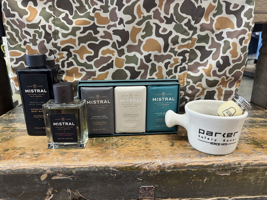Shaving and skincare from Mistral at Werner’s 