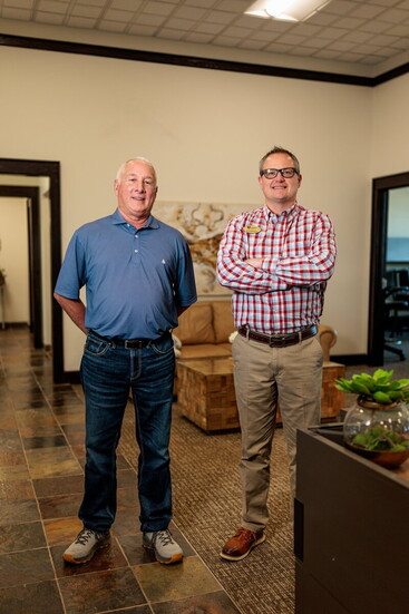 Knight Weis (left) and Randall Harriman (right)