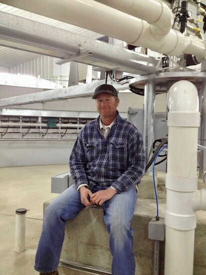 Mark right before first Prado cows were milked in CO